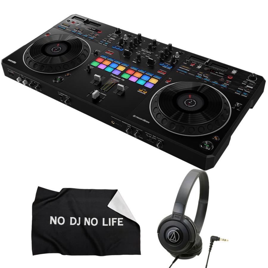 Pioneer DJコントローラー DDJ-REV5 + ヘッドホン ATH-S100 + ダストカバー セット