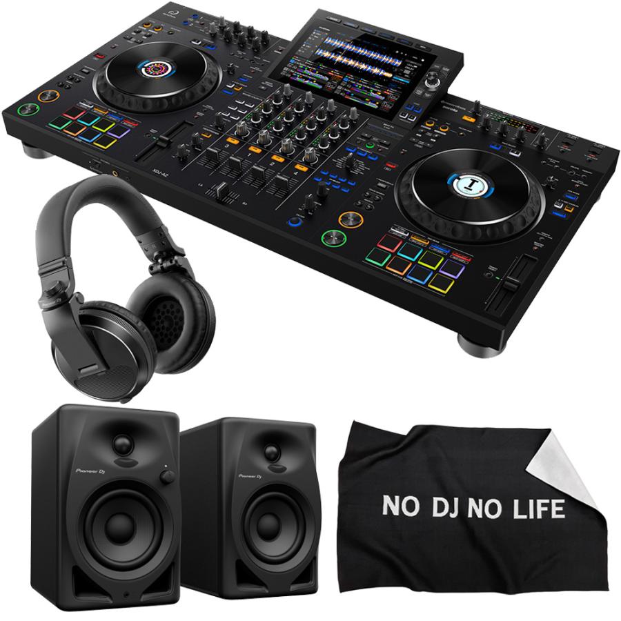 AlphaTheta オールインワンDJシステム XDJ-AZ + ヘッドホン HDJ-X5-K + スピーカー DM-40D + ダストカバー セット 【 XDJ-XZ 後継機種 】