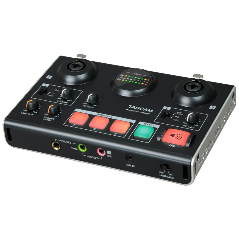 TASCAM タスカム US-42B ボ－カルエフェクト 装備 ライブ 配信 に特化した オーディオインターフェース