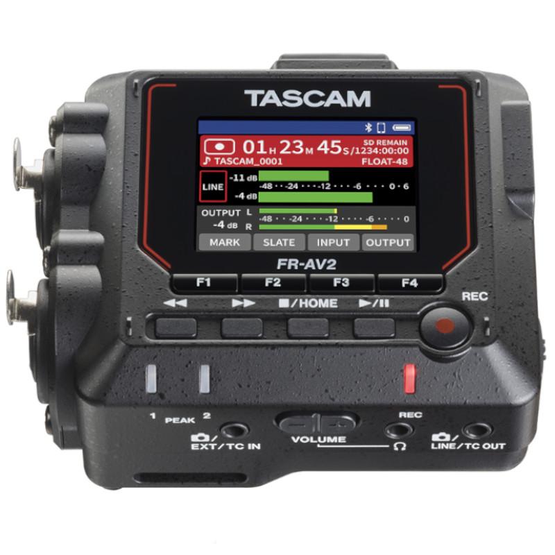 TASCAM FR-AV2 32ビットフロート対応2chポータブルフィールドレコーダー/タイムコードジェネレーター