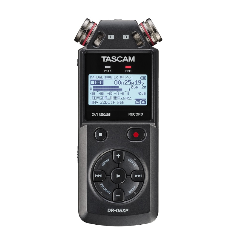 《2025.02.15新発売 予約受付中》ステレオポータブルレコーダー TASCAM タスカム DR-05XP 32ビットフロート録音対応 USB Type-C対応