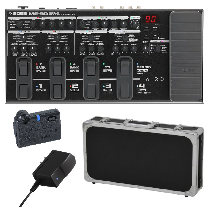 BOSS ME-90 Guitar Multiple Effects + BT-DUAL + PSA100S2 EC60 BK  セット