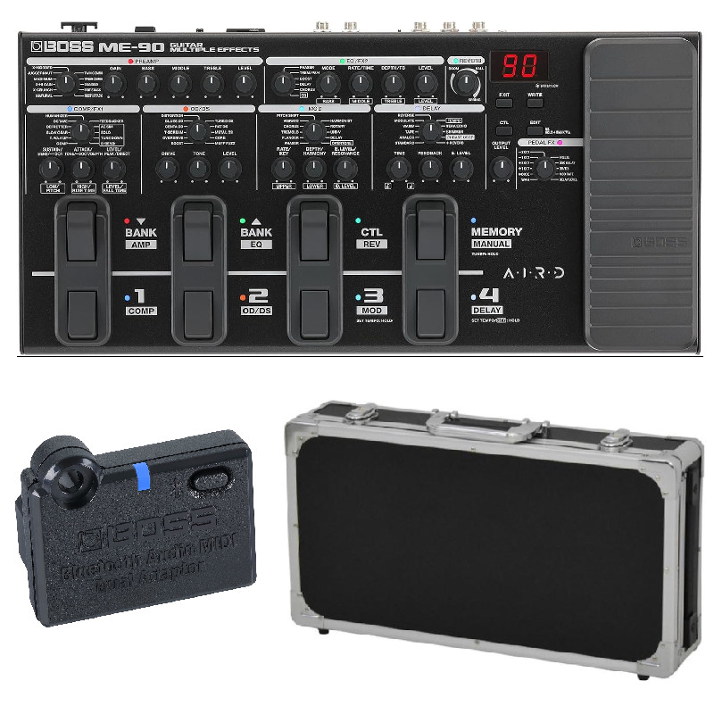 BOSS  ME-90 Guitar Multiple Effects + BT-DUAL ＋ EC60 BK セット