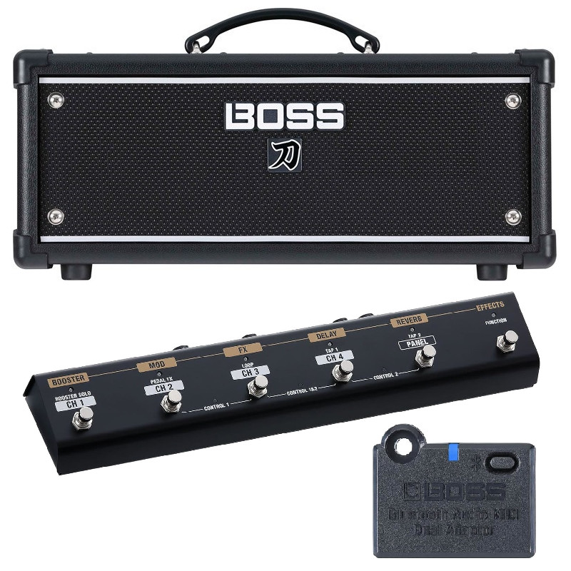 BOSS ボス KATANA HEAD GEN 3 [Guitar Amplifier] + BT-DUAL + GA-FC EX Foot Controller セット