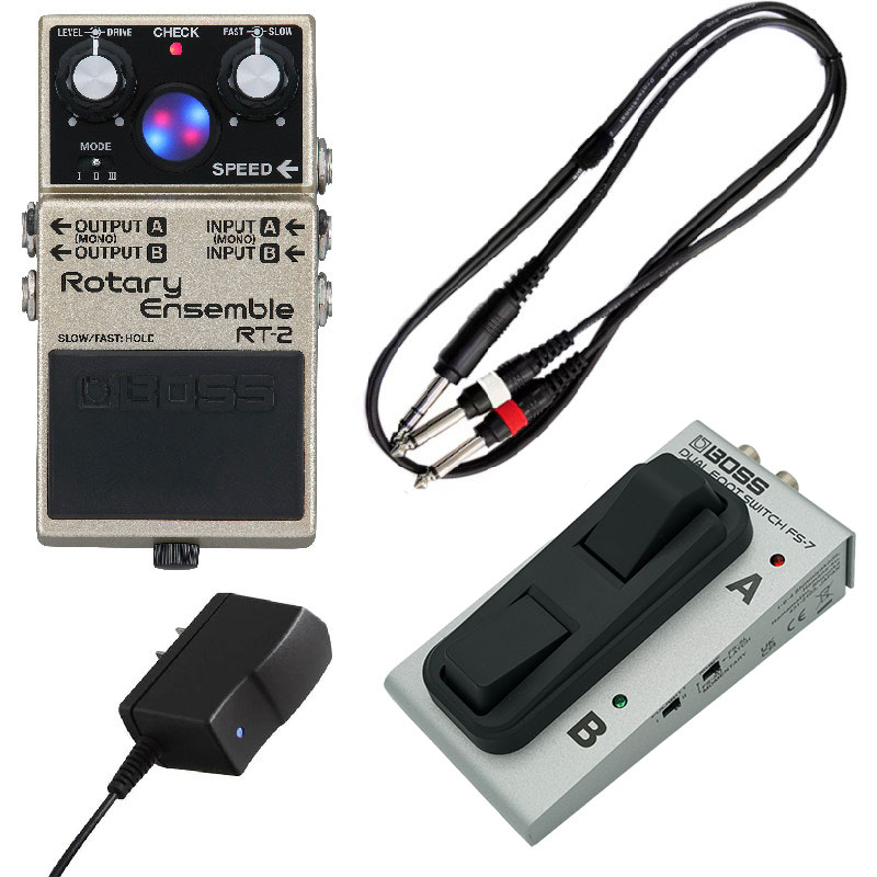 RT-2 Rotary Ensemble + FS-7 Dual Footswitch + PSA-100S2 純正アダプター Set