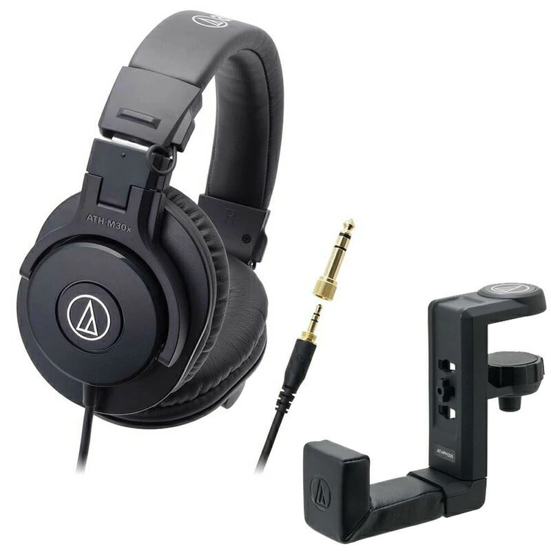 audio-technica  ATH-M30X モニターヘッドホン + AT-HPH300 ヘッドホンハンガー