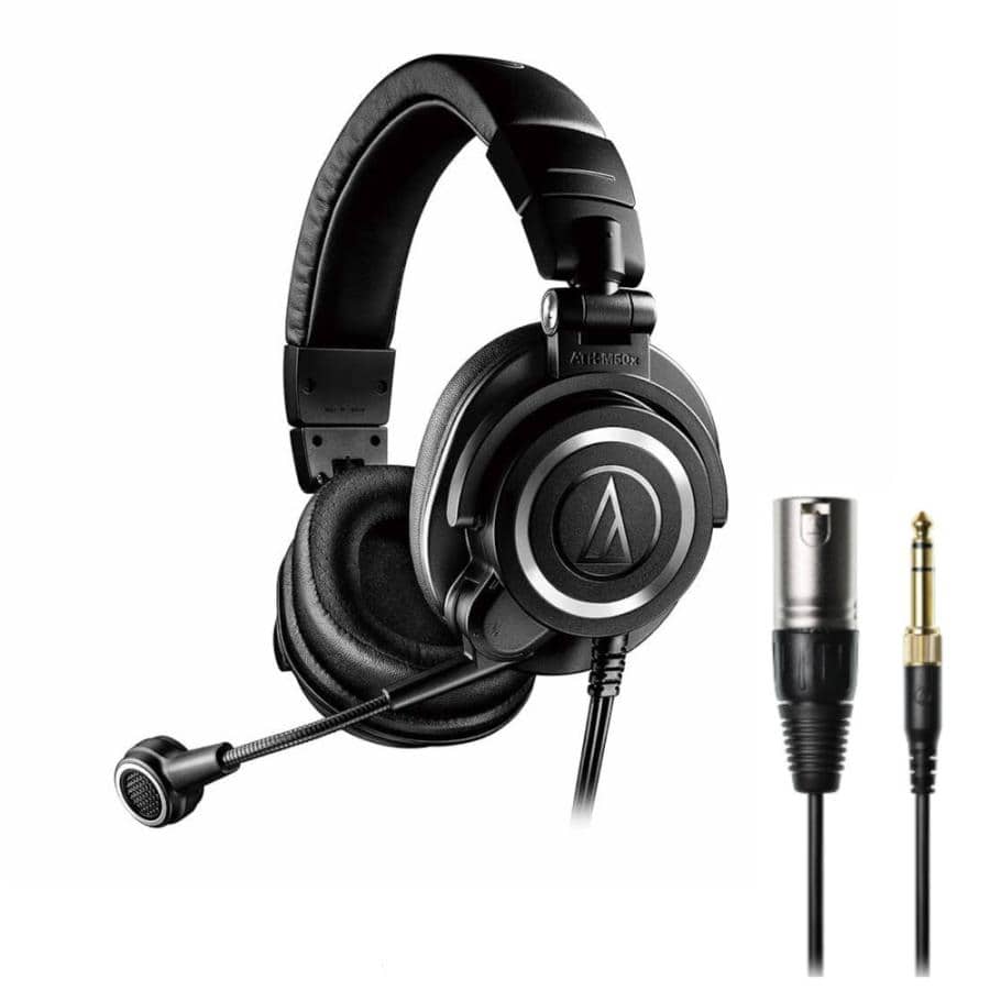 AUDIO-TECHNICA オーディオテクニカ ATH-M50xSTS モニターヘッドホン と コンデンサーマイク を一体化した XLR対応モデル