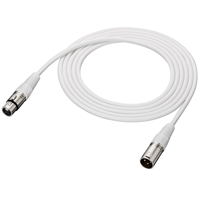 audio-technica オーディオテクニカ BX3/3.0 WH オーディオインターフェイスやミキサーなどとマイクロホンを接続するXLRケーブル 【ポスト投函 時間指定不可】