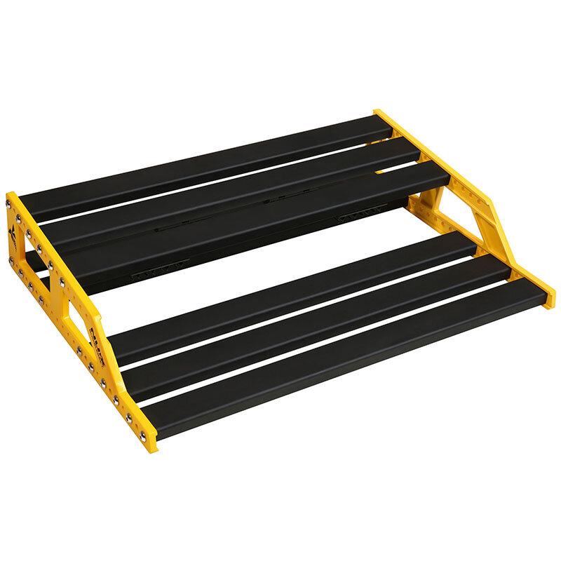 NUX NPB-L Bumblebee Pedalboard Larg 2段構造を採用し、より広いスペースを確保