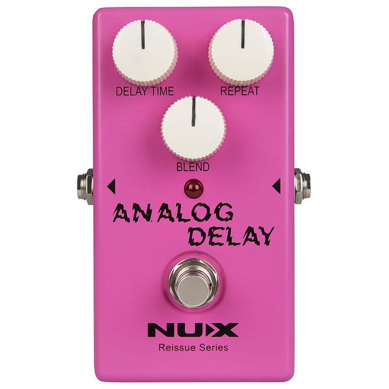 エフェクター アナログディレイ エフェクト NUX Analog Delay 80年代の暖かみのあるアナログディレイエフェクト