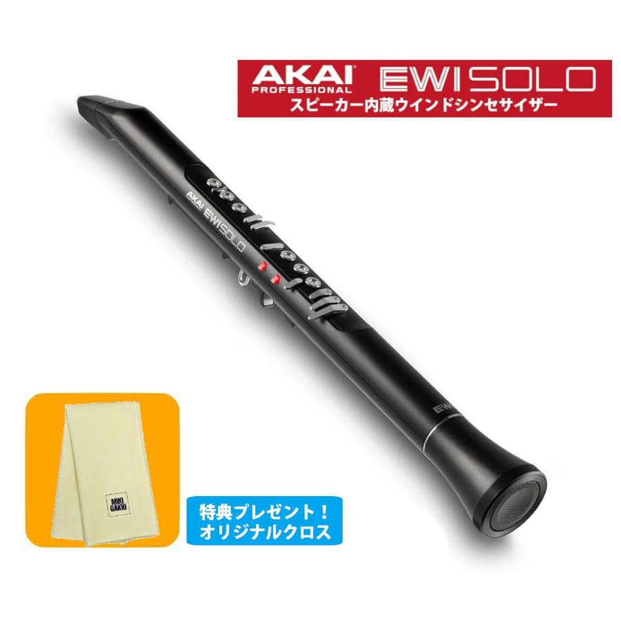 AKAI EWI SOLO ウインドシンセサイザー アカイ  スピーカー内蔵《オリジナルクロスプレゼント》