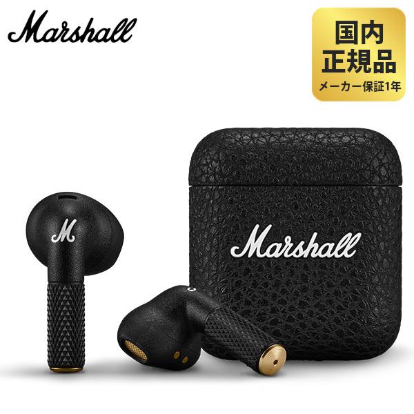 Marshall マーシャル イヤホン Minor4 Black ブラック ワイヤレスイヤホン bluetooth マイナー