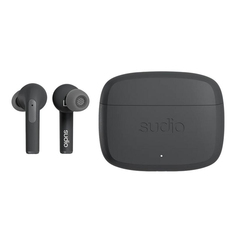 SUDIO ワイヤレス イヤホン N2 PRO ブラック Bluetooth5.2 ANC機能 IPX4レベル防水設計【国内正規品】