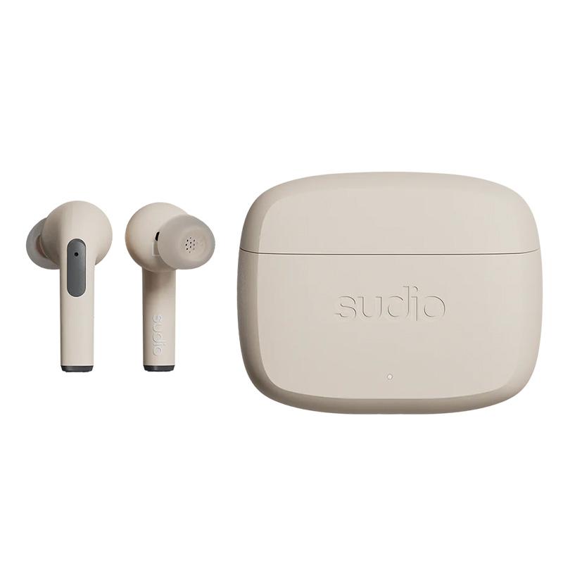 SUDIO ワイヤレス イヤホン N2 PRO サンドベージュ Bluetooth5.2 ANC機能 IPX4レベル防水設計【国内正規品】