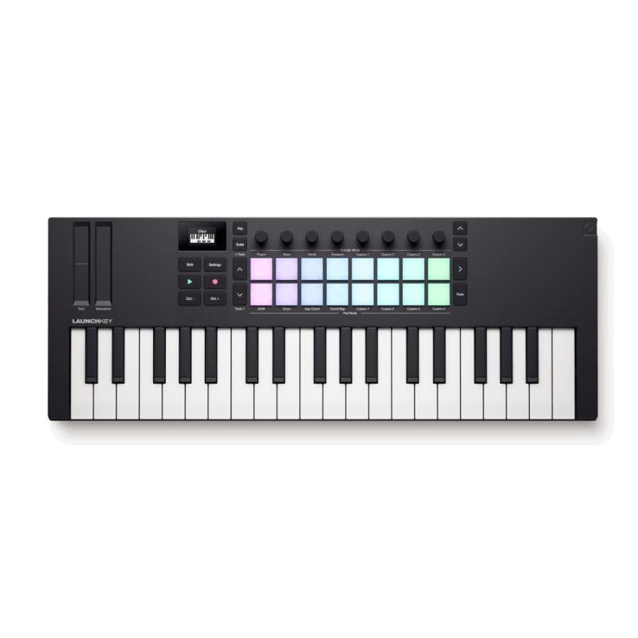 NOVATION ノベーション Launchkey Mini 37 MK4 MIDIキーボード 37鍵盤 メーカー保証3年