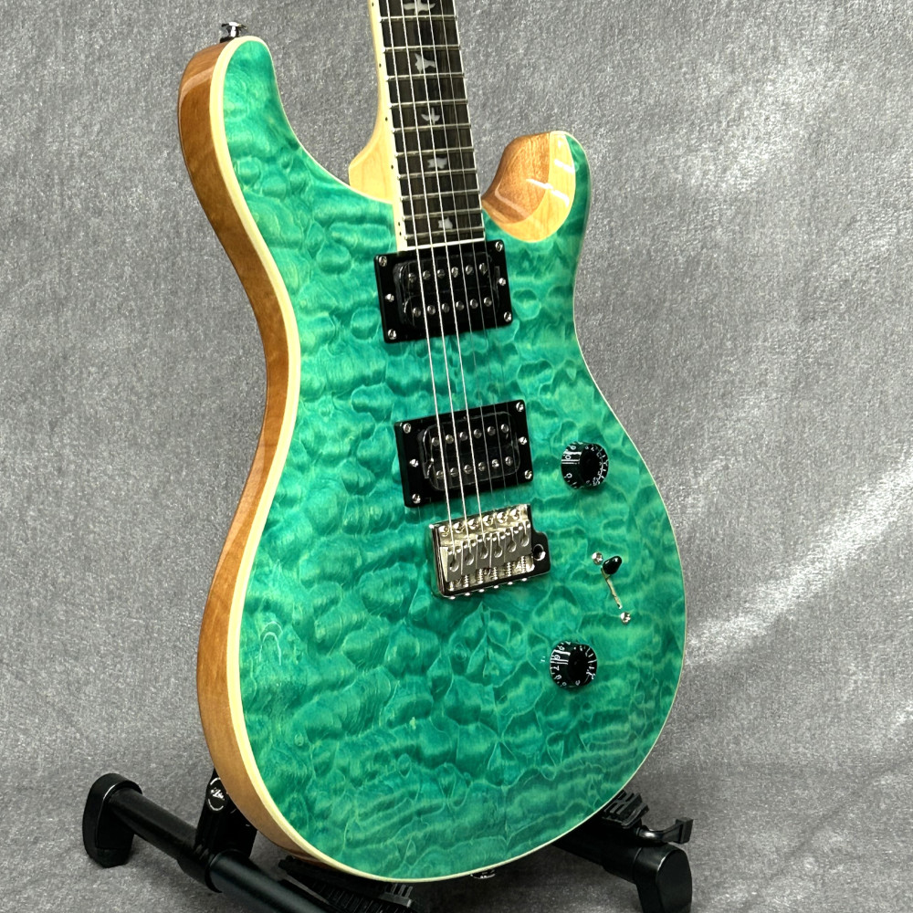 エレキ ギター PRS ポールリード スミス SE Custom 24 Quilt Package - TU - Turquoise 専用GIGBAG付 2024製 《画像の商品をお届けします》