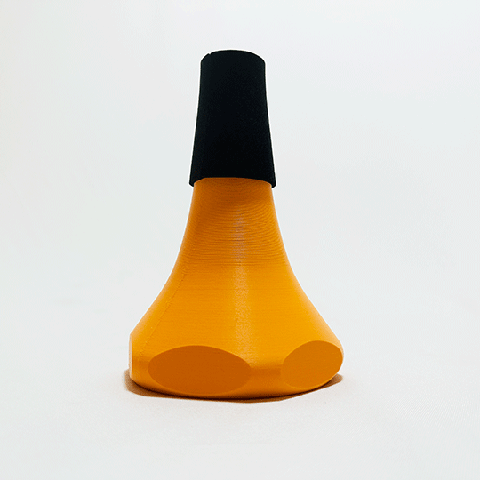 グランツ トロンボーン用 プラクティスミュート Glanz Trombone Mute オレンジ