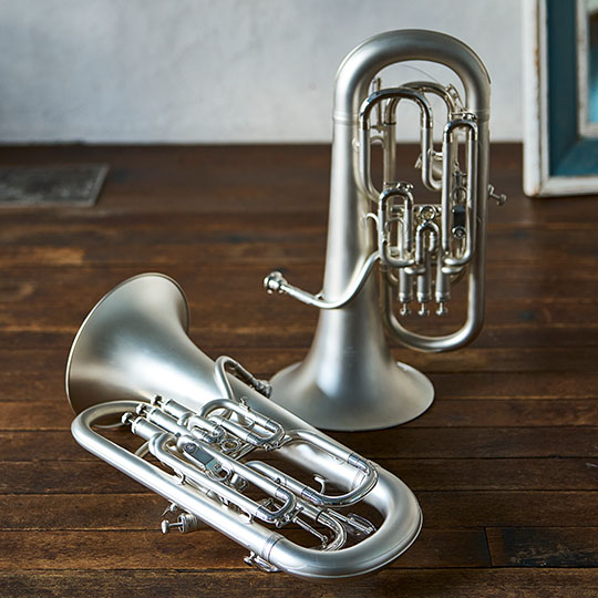 【三木楽器200周年記念モデル】ベッソン ユーフォニアム BE967T-200 "SOVEREIGN" Euphonium (サテンシルバー仕上げ)