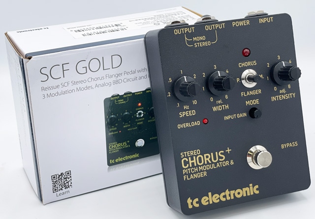 SCF GOLD "STEREO SHORUS + Pitch Modulator & Flanger"