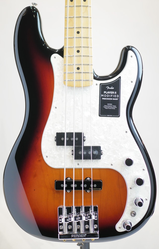 Player II Modified Active Precision Bass MN / 3 Tone Sunburst