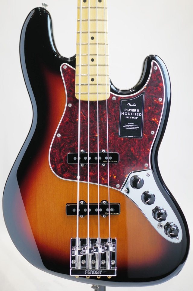 Player II Modified Active Jazz Bass MN / 3 Tone Sunburst