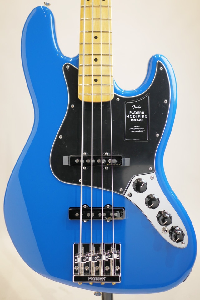 Player II Modified Active Jazz Bass MN / Electric Blue