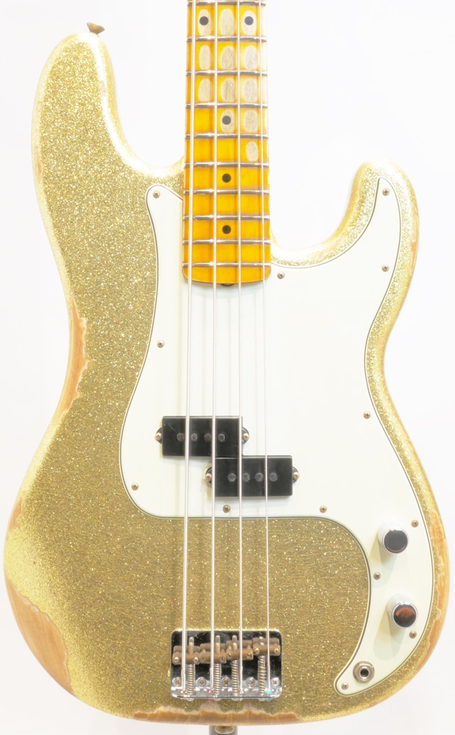 Custom Build J Signature Precision Bass Heavy Relic Champagne Gold 【CZ572195】