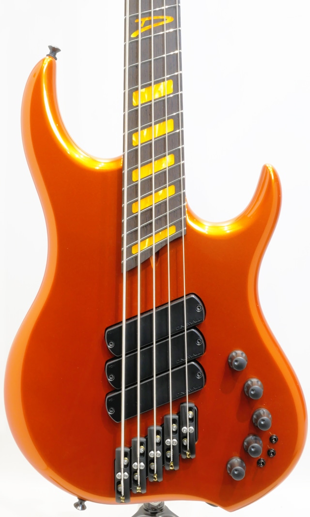 Z3 5st “Wenge Neck & Block markers with D marker” / Candy Tangerine