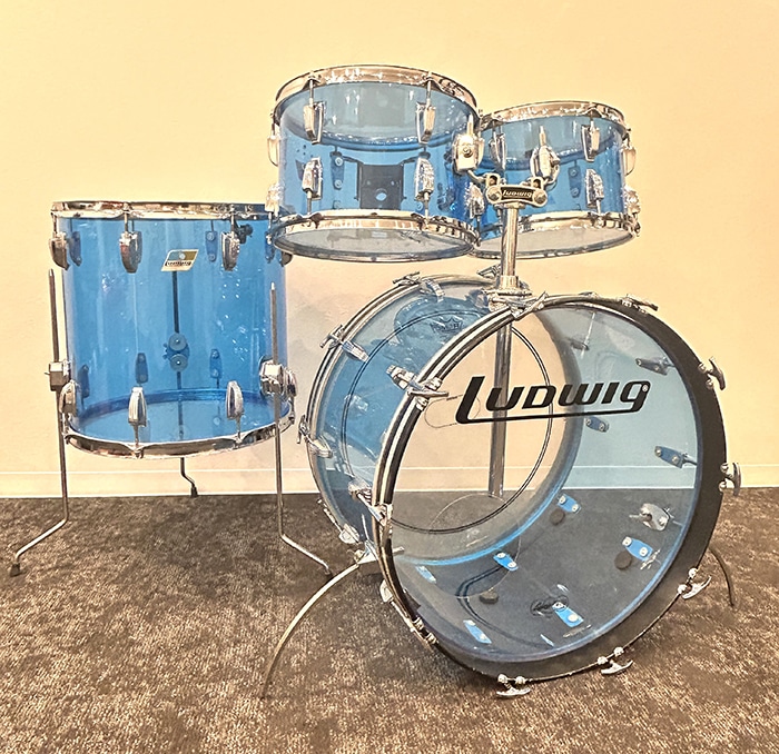 【VINTAGE】70's Vistalite 4pc kit 22"/12"/13"/16" ケース付属