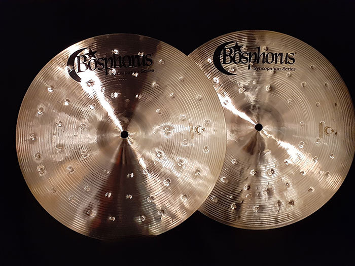 【1ペア限定40%OFF】Syncopation series Natural 14" Hi hats pair 920g,1124g