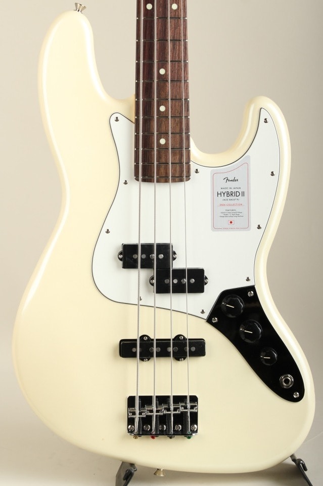 2024 Collection Made in Japan Hybrid II Jazz Bass PJ Olympic Pearl【S/N JD24027866】