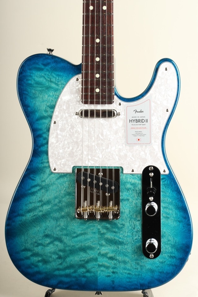 2024 Collection Made in Japan Hybrid II Telecaster RW Quilt Aquamarine【S/N JD24029540】