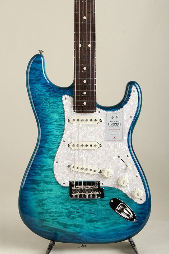 2024 Collection Made in Japan Hybrid II Stratocaster RW Quilt Aquamarine【S/N JD24031052】