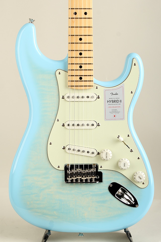 2024 Collection Made in Japan Hybrid II Stratocaster MN Flame Celeste【S/N JD24032039】