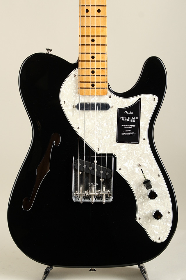 Vintera II 60s Telecaster Thinline MN Black 【S/N MX24018943】