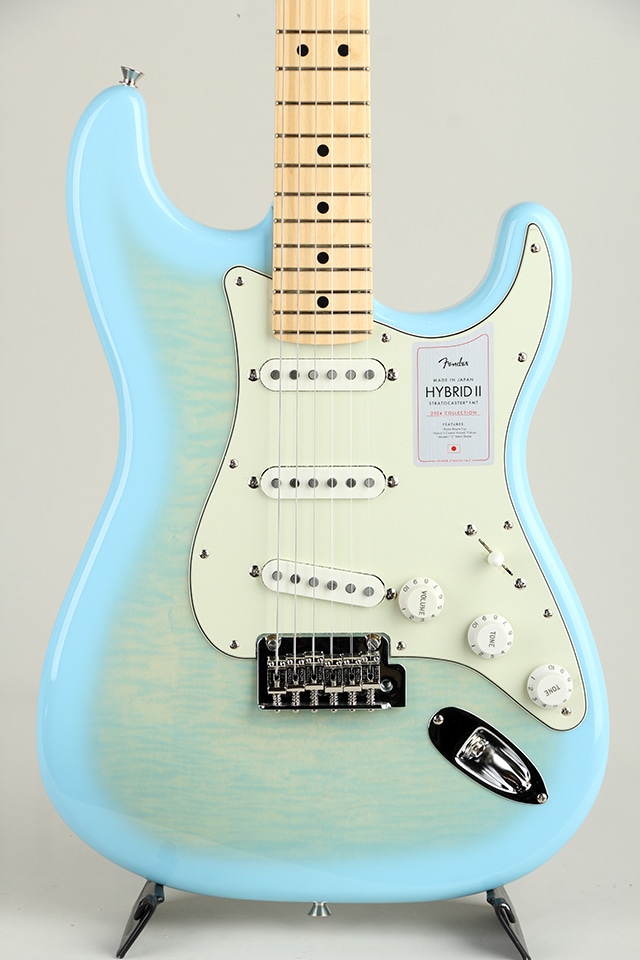 2024 Collection Made in Japan Hybrid II Stratocaster MN Flame Celeste Blue【S/N JD25008631】