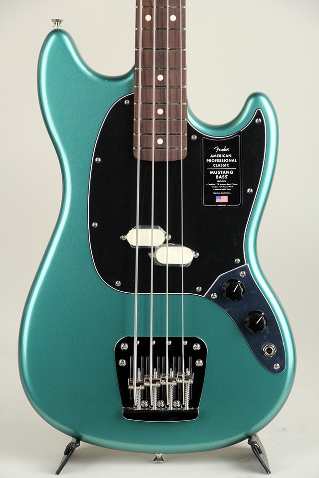 American Professional Classic Mustang Bass RW Faded Sherwood Green Metallic【S/N US25071499】