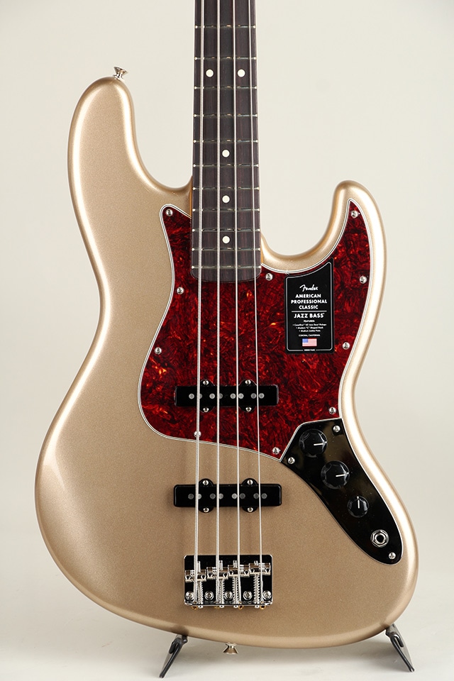 American Professional Classic Jazz Bass RW Faded Firemist Gold【S/N US25042703】