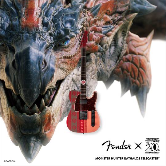 Monster Hunter Rathalos Telecaster Rathalos Red/R 【ご予約品 / 2025年3月発売予定】