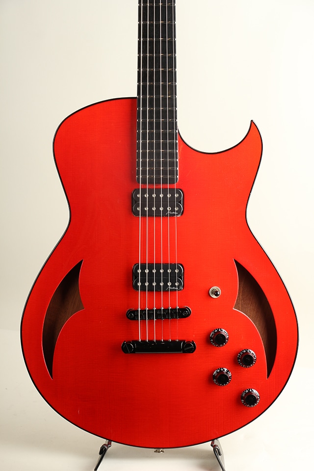 Semi-Hollow Arch Top TOM Bridge and Stop Tail piece / Trans Red