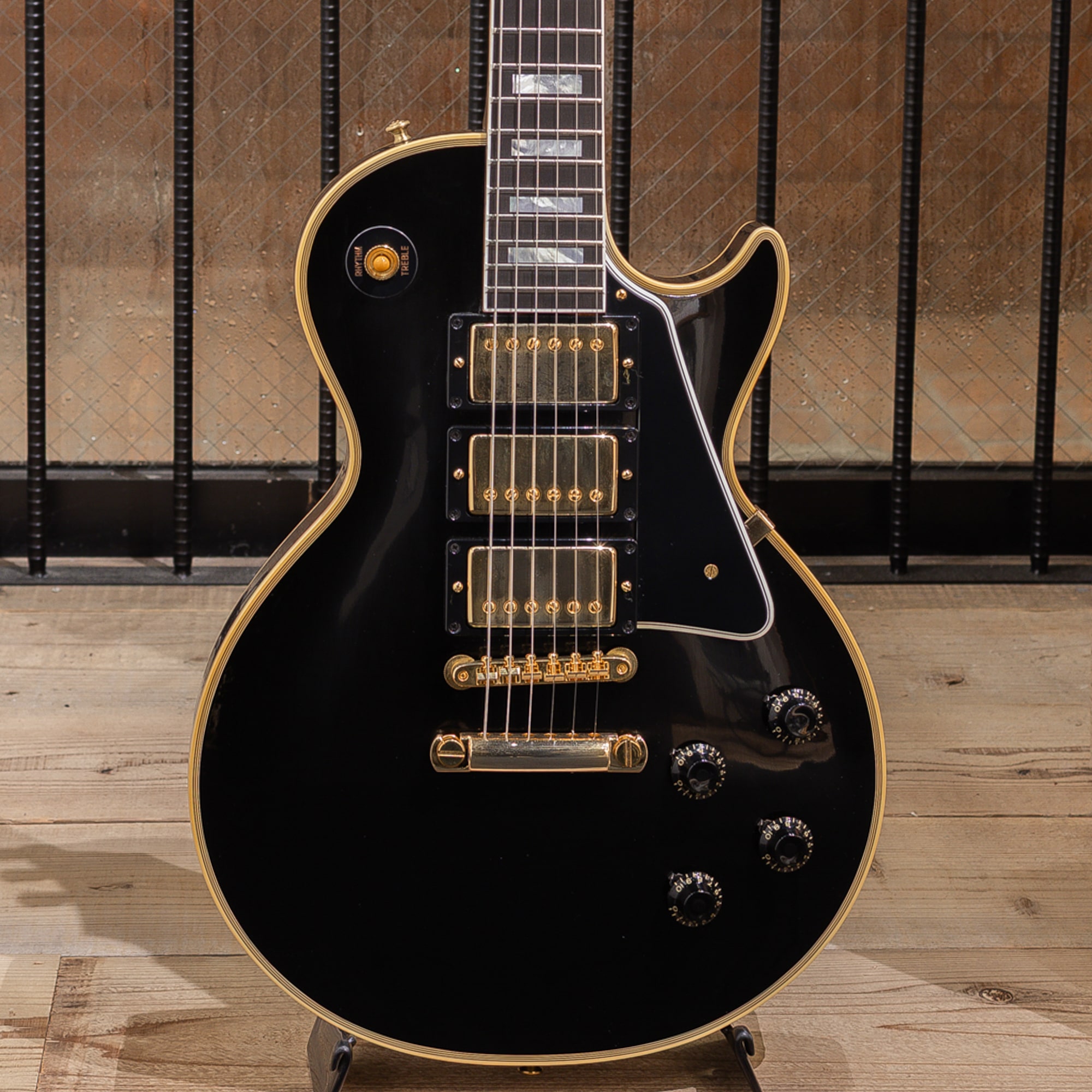 1957 Les Paul Custom 3-PU VOS Ebony 2025